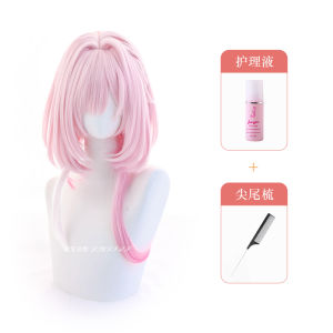 DURIAN MANSION Cosplay Wigs Pre-Styled Synthetic Hair Top Knot Headwear for Anime Gaming Cosplay Parties Halloween