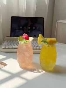 MAYANG KARYA Heat Resistant Healthy Glass Cups Water GlassCoffee CupsFlower Tea Glass Microwave Safe Glass Tea Cups