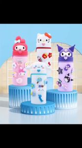 TEMPAT PENSIL ANAK PEREMPUAN DIY SILICON 3D KARAKTER KUROMI HELLO KITTY CINNAMON ROLL MY MELODY
