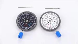 NH36 24 Jewels Automatic Movement Crown At 3.0/4.5 OClock White Black Calendar English DIY Watchmaker Mod Parts