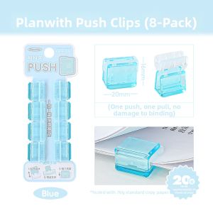 Planwith | Aesthetic Colorful Push Clips