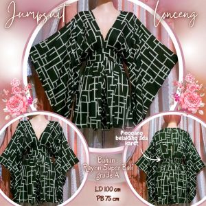 Jumpsuit Lonceng /Jumpsuit Luna /Jumpsuit Bali /Jumpsuit lengan lonceng /Jumpsuit Rayon Bali
