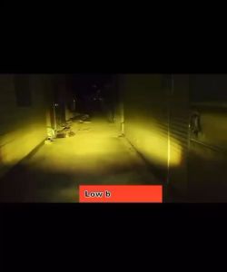 Pair of Universal 20W LED74 Motorcycle Mini Driving Light White+Yellow