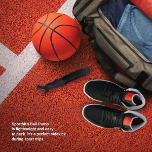 Portable Air Pump Compact Mobile Inflator Suitable For Basketball Football And Fitness Balls with 5 additional inflation needles
