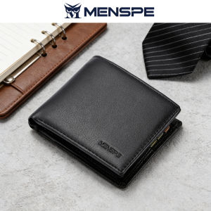 MENSPE Wallet Men Wallet Soft PU Wallet Business Wallets High Quality PU Leather Coin Bag Zipper Multi-Card Position ID Credit Cards Holders Solid Color Travel Purses Coin Pouch Wallet For Men
