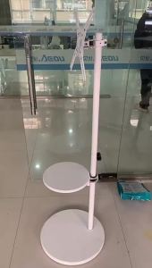TV Floor Stand Computer Monitor Live Streaming Mount Movable Rotating Horizontal Vertical Screen Integrated Cart