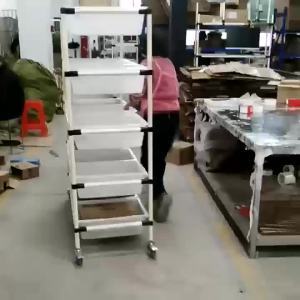 MOLORE | Adjustable Slope Quiet Warehouse Picking Trolley Lean Tubing Cart