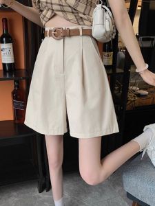 High Waist Slimming Wide Leg Shorts