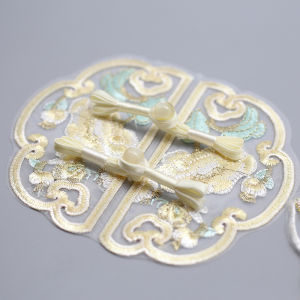 Miếng Vá Thêu Hình Tròn Phong Cách Trung Hoa Mới Miếng Dán Trang Trí Quần Áo Họa Tiết Dân Tộc Miếng Vá Thêu Trang Trí