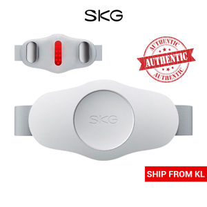 SKG K3 Slimming Belt Waist Trainer Belly Fat Burner Weight LossWaist Massager Heat Pad Hot Pad EMS perut buncit period pain 按摩器