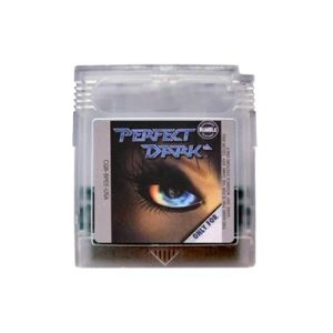 Bandai | Perfect Dark GBC Game Cartridge Perfect Dark 9 Colors Shells with Battery Video Game Console Card Rewritable/USA Version