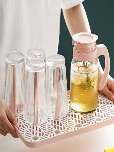 YOGEHOME | Heat-Resistant Refrigerator Glass Water Jug Large Capacity