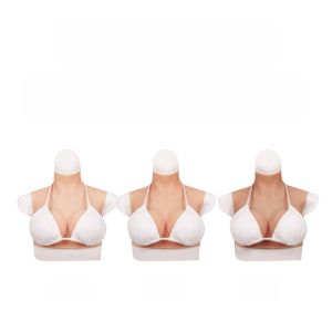 Hongshan Silicone Prosthetic Breast Fake Chest Male Use Super Large Fake Breast Fake Chest for Live Broadcasters Ultra Thin