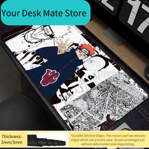 Bandai | Mouse Pad Naruto Pain Gamers Decoracion Gamer Desk Mat Mousepad Laptop Gaming Rubber Accessories Varmilo Keyboard Carpet