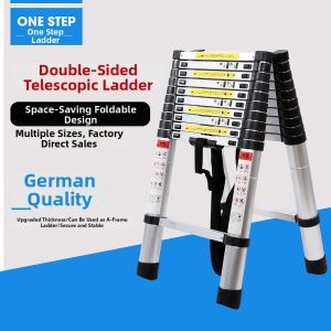 Portable Thickened Aluminum Double-Sided Ladder