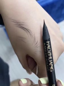 Hard Core Lines Line Drawing Eyebrow Pencil Long Lasting Waterproof Non-Decolorizing Good Makeup Eyebrow Tattoo Professional Tattoo Knife Wild Eyebrow Pencil