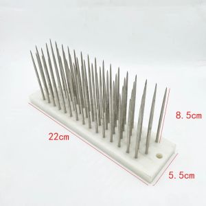22x5.5x8.5cm White Stainless Steel Hair Hackle With Needle For Combing Bulk WoodWorking DIY Carpentry Gadget Hand Tools