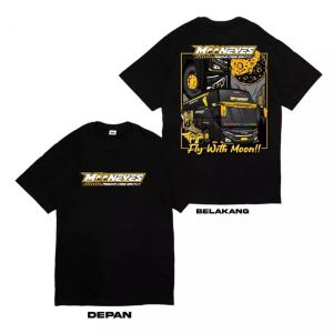 KAOS ANAK JET BUS  TELOLET SERIES TUAN MUDA KIDS PANDA BLACK PINK GRATIS STICKER