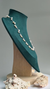 [ Woosilver ] Vòng Cổ Trai Ngọt Baroque Nhí Tối Giản - Secondhand - NTN233