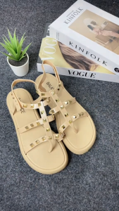 Sandal Platform Anak Wanita Balance Motif Pernik Tali Pyramid 2026-M