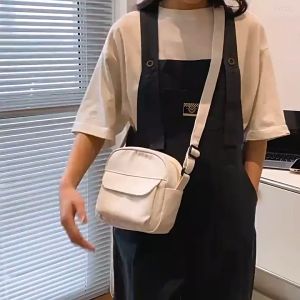 ของวงใบหน้า ผ้าแคนวาส น้องหมีน่ารัก สไตล์เกาหลี ญี่ปุ่น ฮาราจูกุ กระเป๋าสะพายข้าง สําหรับผู้หญิง