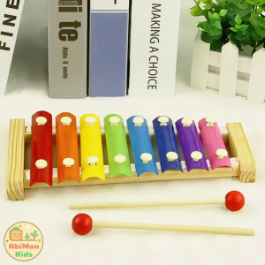 Bộ Đàn Gỗ 8 Thanh Âm Sắc Màu | Kèm 2 Cây Gõ Giúp Bé Khám Phá Âm Nhạc Phát Triển Giác Quan Và Tương Tác Nhịp Điệu
