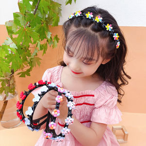 GotGo ที่คาดผม แบบถัก เครื่องประดับ สไตล์เกาหลี สำหรับเด็ก Childrens headband