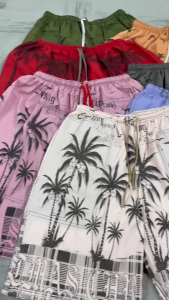 กางเกงต้นมะพร้าว ผ้านิ่มใส่สบายเอวยืดเยอะ ราคาถูก เอว 28-44 แนะนำไม่เกิน 42 มีกระเป๋า2ข้าง