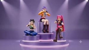 Bandai | Anime Style Figure Set Cute Cartoon Collectible Figurines Mini Display Model Desktop Ornament Home Table Decoration Present Birt