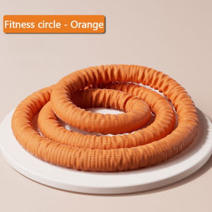 Fitness Circle Portable Exercise Ring Foldable Waist Shaping Soft Spring Circle Abdominal Exercise Ring Used for Aerobic Exercis