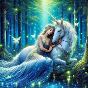 Huacan New Arrivals Diamond Painting Fairy Unicorn Diamond Embroidery Portrait Animal Complete Kit Craft Kit Handmade Gift