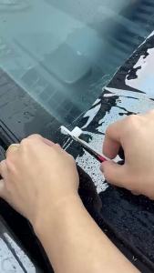 Window Tint Tool Cutter Guide Precise Film Cutting Car Wrap Protective Spacer Window Film Installation Accessories#Color:1pcs