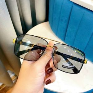 Kính mát nam đổi màu đi ngày đêm tròng chữ nhật sang trọng