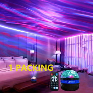 7-Color Aurora Projection Light Remote Control USB LED Stage Light for Room Decoration ValentineS Day Gifts Party Christmas