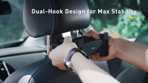 Giá Treo Điện Thoại Kẹp Máy Tính Bảng Ghế Sau Xe Hơi Ô Tô Baseus Siêu Chắc Chắn Xoay 360 Độ Gấp Gọn Tiện Lợi - TopLink