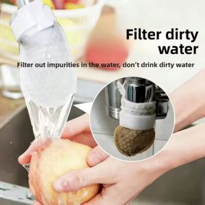 90Pcs Nylon Mesh Thickened Splash-Proof Faucet Impurities Filter Bag Hard Water Filtration Purifier
