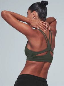 QIJINXIANGMEI | Shockproof Gather Push-up Moisture-wicking High-elasticity Sports Bra