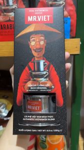 [Tặng kèm phin] Cà phê rang xay Real Strong Orginal Mr Viet 250g - Real trong ground coffee