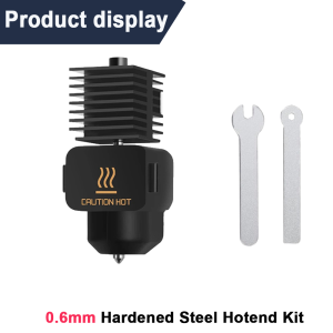 for Bambu Lab A1 Mini /A1 Hotend Kit with 0.2/0.4/0.6/0.8mm Hardened Steel Nozzle For A1 Replace Hotend Kit For Bambu A1 A2L