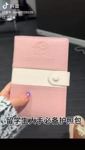 Luxury RFID-Blocking Travel Wallet – Premium Passport Holder with Zipper & Card Slots