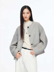 Vero Moda | Áo Khoác Lông Cừu và Alpaca Hai Mặt