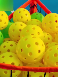 12pcs 40 Holes Pickleball Balls/Pickle Ball For Outdoor Courts/Training Pickleball Ball