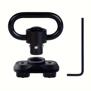 1.25” QD Sling Swivel Mount Heavy Duty Quick Detach Push Button Swivels for Two Point Sling 360°Rotatable Easy to Mount QD Sli