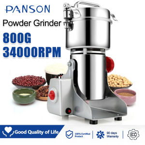 PANSON Electric Powder Machine 800g stainless steel ultra-fine powder grinder for spicescoffeegrains etc
