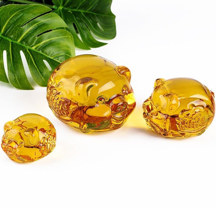 Tượng Hình Con Heo Pha Lê, Phong Thủy Tích Lũy Của Cải Và Ấm No, Trưng ...