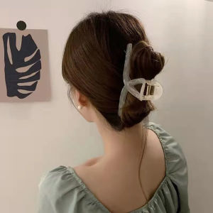 🔥🔥Roman Holiday Korean INS Style Hair Clip Hairpin Clip Jelly Colored Acrylic Hair Clip French Style Elegant Hair Claw Large Square Hair Clamp Clip Headdress Hair Accessories