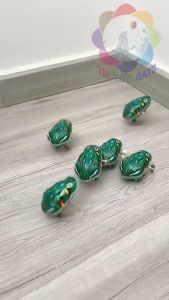 [Rẻ vô địch] Đồ chơi con ếch xanh kim loại nhảy vặn dây cót vui nhộn siêu bền cho trẻ em giải trí giảm stress