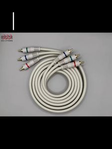 Dây cáp AV 6 đầu bông sen dây cáp tín hiệu âm thanh RCA dài 1.8m chất lượng cao tín hiệu cực chuẩn