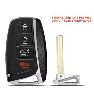 Chìa Khóa Điều Khiển Từ Xa Thông Minh 3/4 Nút Chip ID46 Dành Cho Hyundai Santa Genesis Grandeur Equus Azera Sedan Fe 2018 Tương Thích Với 95440-B8100 2W500 3V022 4Z220