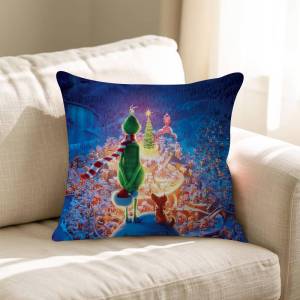 KAYOU | Film The G-Grinch C-Christmas Pillow Case Fashion Square Pillowcase Bedroom Sofa Room Ins Decoration Leisure